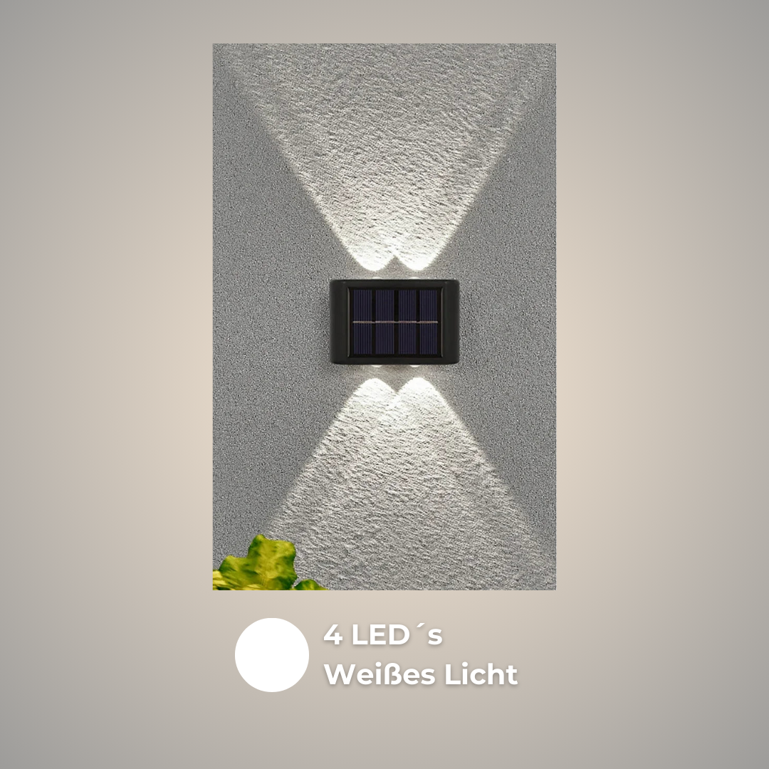 Yomo - Wasserdichte LED Solarwandleuchte