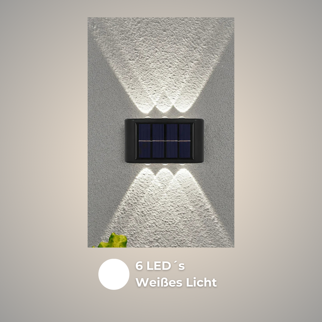 Yomo - Wasserdichte LED Solarwandleuchte